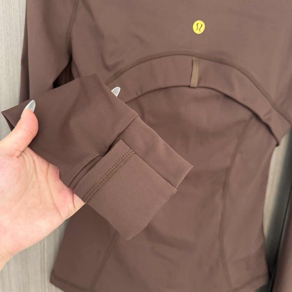 Lululemon Women's Brown Zip-Up Activewear - Picture 7 of 11